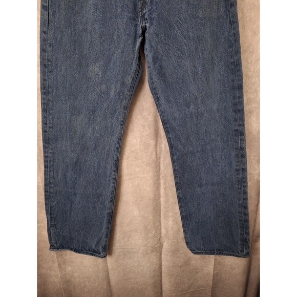 Levi's 501 Black Tab Jeans Men's 34x32 Blue Button Fly Faded Y2K Grunge Skater - Picture 8 of 8